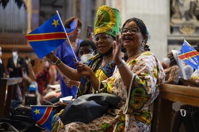 Jul 2022: Pope, unable to go to Congo, embraces Congolese in Rome