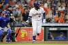 Houston Astros designated hitter Yordan Alvarez (44) flips his bat as he watches his home run during the inning fifth of a baseball game against the Kansas City Royals Thursday, July 7, 2022, in Houston. (AP Photo/Michael Wyke)