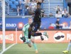 CF Montreal's Romell Quioto scores against Sporting KC during first half MLS soccer action in Montreal, Saturday, July 9, 2022. THE CANADIAN PRESS/Graham Hughes