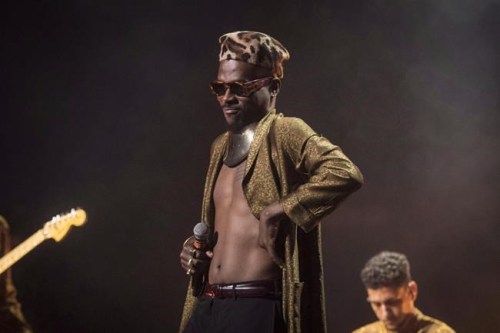 Pierre Kwenders performs during the Polaris Music Prize gala in Toronto on Monday, September 17, 2018. THE CANADIAN PRESS/ Tijana Martin