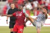 CF Montréal defender Rudy Camacho (4) tries to controls the ball as Toronto FC forward Ayo Akinola (20) defends during second half Voyageurs Cup semifinal soccer action against CF Montréal in Toronto on Wednesday, June 22, 2022. CF Montréal can get a much-needed win and avenge an embarrassing loss at the hands of its archrival when the Major League Soccer club hosts Toronto FC on Saturday. THE CANADIAN PRESS/Nathan Denette