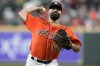 Houston Astros starting pitcher Jose Urquidy delivers during the first inning of the team's baseball game against the Oakland Athletics, Friday, July 15, 2022, in Houston. (AP Photo/Eric Christian Smith)