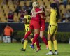 Canada's Allysha Chapman, center, is congratulated after scoring her side's 2nd goal against Jamaica during a CONCACAF Women's Championship soccer semifinal match in Monterrey, Mexico, Thursday, July 14, 2022. nbsp;Sixth-ranked Canada takes on the top-ranked U.S. in the CONCACAF W Championship final, with qualification for the 2024 Paris Olympics on the line. THE CANADIAN PRESS/AP-Fernando Llano
