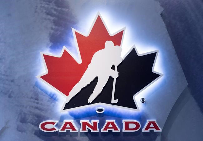 A Hockey Canada logo is seen at an event in Toronto on Wednesday Nov. 1, 2017. T THE CANADIAN PRESS/Frank Gunn