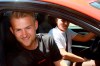 Matthijs de Ligt smiles from the window of a car as he leaves the offices of Bundesliga club FC Bayern Munich in Munich, Tuesday, July 19, 2022. (Mladen Lackovic/dpa via AP)