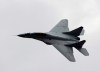 FILE - A Russian MIG-29 plane performs a flight during a celebration marking the Russian air force's 100th anniversary in Zhukovsky, outside Moscow, Russia on Aug. 11, 2012. Slovakia's defense minister says his country is ready to consider donating its Soviet-era warplanes to Ukraine. Jaroslav Nad says the Slovak air forces are planning to ground its fleet of 11 MiG-29 fighter jets “most probably” by the end of August. (AP Photo/Misha Japaridze, File)