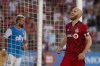 Michael Bradley (4) celebrates after scoring his team's fourth goal against Charlotte FC during first half MLS action in Toronto on Saturday July 23, 2022. The Toronto FC midfielder has been named the Major League Soccer's player of the week. THE CANADIAN PRESS/Chris Young