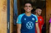 HFX Wanderers defender Mateo Restrepo get set to play against FC Edmonton in a Canadian Premier League match in Halifax on July 23, 2022 in a handout photo. THE CANADIAN PRESS/HO-Trevor MacMillan/HFX Wanderers FC **MANDATORY CREDIT**