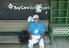Toronto Blue Jays broadcaster Buck Martinez sits in the Jays' dugout before a spring training game at BayCare Ballpark, in Clearwater, Fla., Saturday, March 20, 2022. Martinez will be making his return to the booth Tuesday night when Toronto takes on the St. Louis Cardinals.THE CANADIAN PRESS/Mark Taylor