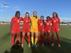 Canada U-15 girls’ soccer team members (left to right) Annabelle Chukwu, Nikolina Istocki, Noelle Henning, Bianca Hanisch, Isabelle Chukwu and Mya Angus pose for a photo at the CONCACAF Girls' Under-15 Championship in Tampa, Fla. on Monday, Aug.1, 2022. Annabelle Chukwu scored on an assist from twin sister Isabelle on Tuesday as Canada downed Puerto Rico 4-1 at the championship.THE CANADIAN PRESS/HO-Canada Soccer **MANDATORY CREDIT**