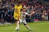 Toronto FC forward Jacob Shaffelburg gets the ball away from Columbus Crew forward Miguel Berry during second half MLS soccer action in Toronto on June 29, 2022. Toronto FC has loaned Shaffelburg to Nashville SC for the rest of the 2022 season. THE CANADIAN PRESS/Jon Blacker