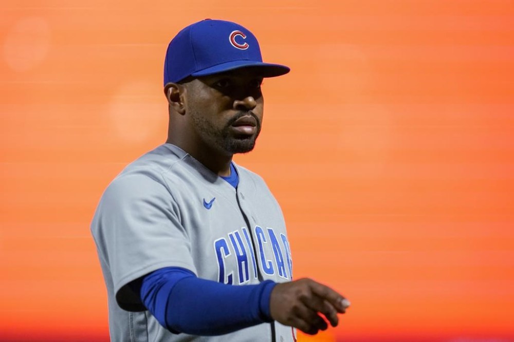 Chicago Cubs' Mychal Givens walks to the dugout after pitching against the San Francisco Giants during the eighth inning of a baseball game in San Francisco, Friday, July 29, 2022. (AP Photo/Godofredo A. Vásquez)