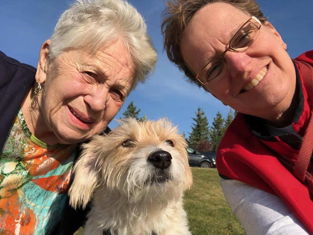 Jane Sustrik, right, shown in this undated handout photo, left her job to take care of her now 94-year-old mother with dementia just before the pandemic hit. THE CANADIAN PRESS/HO-Jane Sustrik *MANDATORY CREDIT*