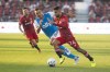 A mid-season influx of talent has bolstered the Toronto FC squad, but with just 11 games remaining, there may be too much work to do to get back into the MLS playoff picture. Toronto FC's Lorenzo Insigne, right, moves the ball past Charlotte FC forward Andre Shinyashiki (16) during first half MLS action in Toronto on Saturday July 23, 2022. THE CANADIAN PRESS/Chris Young