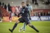 Forge FC has signed former Toronto FC forward Jordan Hamilton to a multiyear contract. Hamilton (7) and Minnesota United defender Romain Metanire (19) battle for position in second half MLS soccer action in Toronto on Friday, April 19, 2019. THE CANADIAN PRESS/Christopher Katsarov