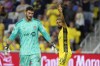 Nashville SC's Hany Mukhtar (10) celebrates after scoring a goal against Toronto FC goalkeeper Alex Bono (25) during the first half of an MLS soccer match Saturday, Aug. 6, 2022, in Nashville, Tenn. THE CANADIAN PRESS/AP Mark Humphrey