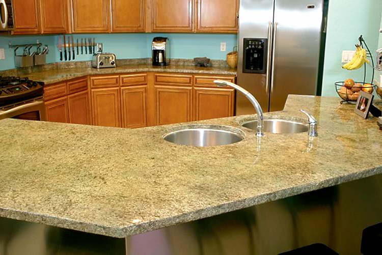 Overlay countertop from ABC Studios.