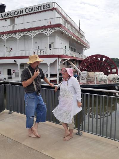 Supplied
                                Terry Doerksen and his wife, Patty, got a berth on the paddle-wheeler the American Countess.
