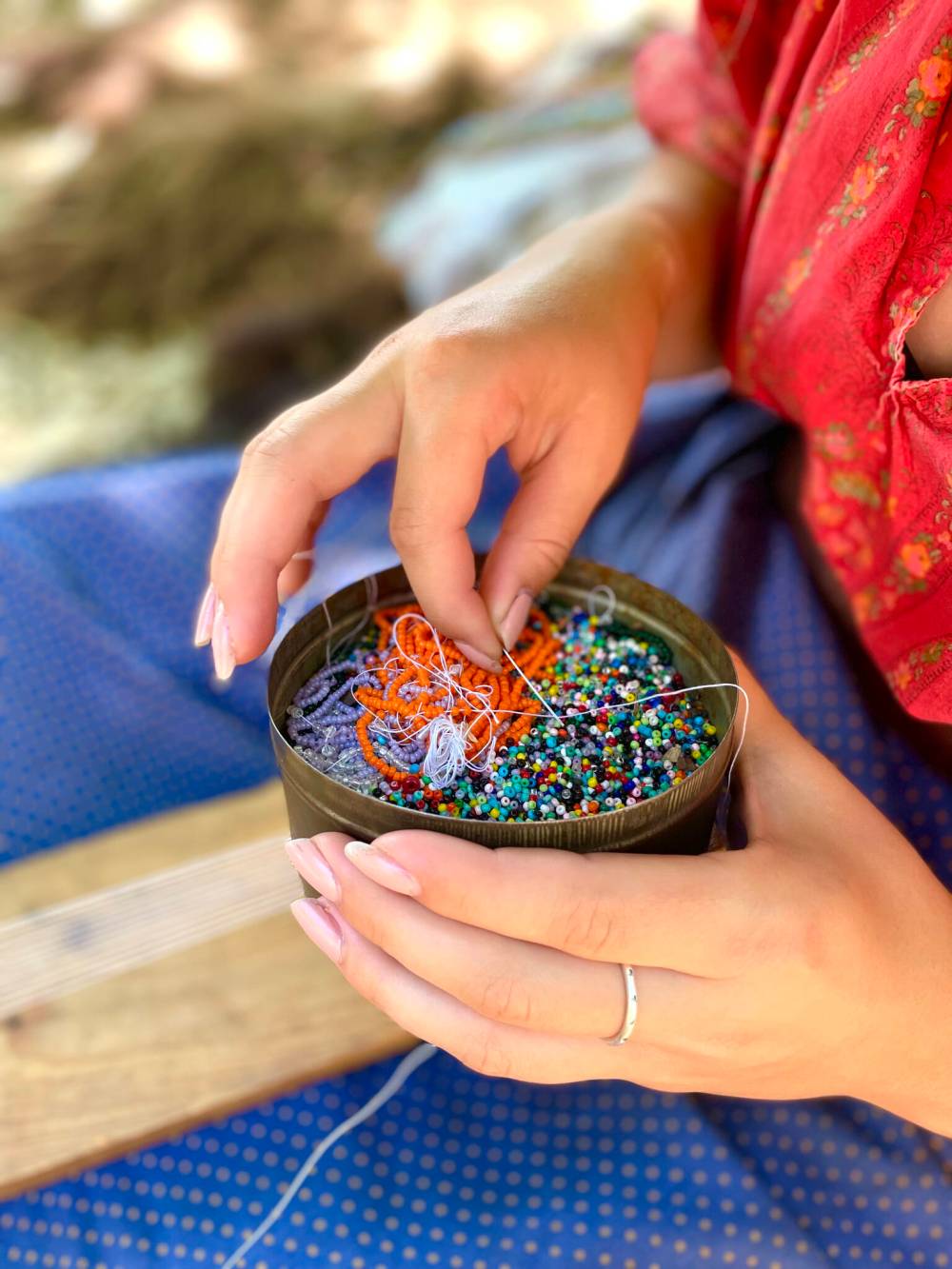 Hands-on workshops happen daily throughout the summer at Lower Fort Garry National Historic Site.