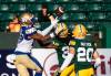Receiver Rasheed Bailey hauled in his first touchdown of the year last week against Edmonton. (Jason Franson / The Canadian Press files)