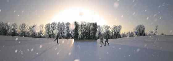 On of the the 2016 warming huts, 