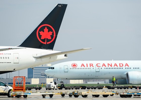 THE CANADIAN PRESSAn Air Canada flight from New Delhi arrived at Toronto’s Pearson International Airport this morning. (Nathan Denette / The Canadian Press files)