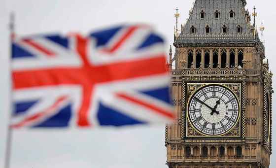 Matt Dunham / The Associated Press FilesThe British flag waves in front of the Elizabeth Tower at Houses of Parliament in 2017.