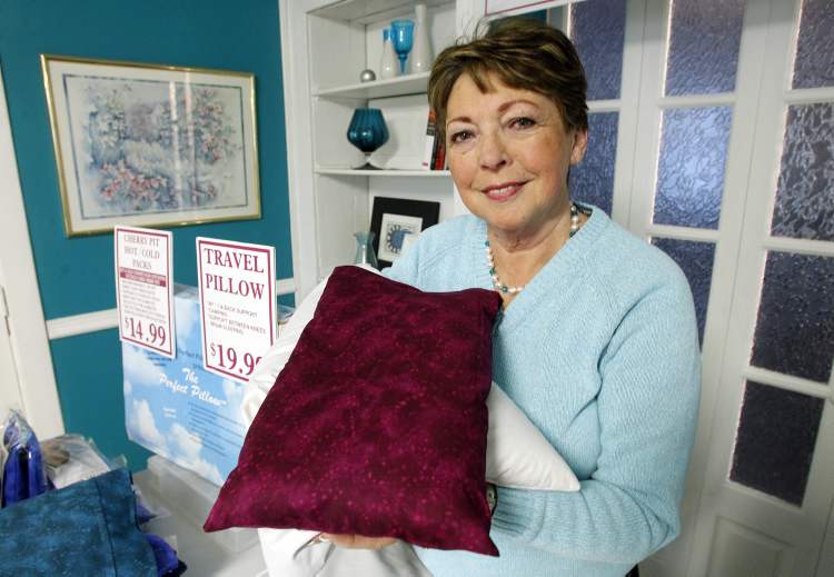 Postmedia 
Irene Foley is co-owner of Buckwheat Pillow Canada based in the Ottawa suburb of Kanata.