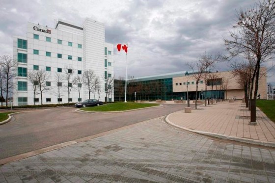 The National Microbiology Laboratory in Winnipeg. (John Woods / The Canadian Press files)