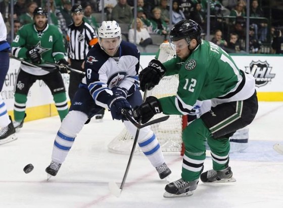 TONY GUTIERREZ / THE CANADIAN PRESS FILESWinnipeg Jets' Jacob Trouba (8) has re-signed with the Winnipeg Jets.