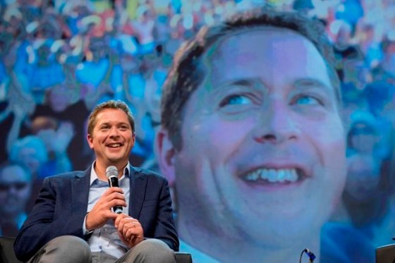 Darren Calabrese / THE CANADIAN PRESSConservative Leader Andrew Scheer at the Conservative national convention in Halifax.