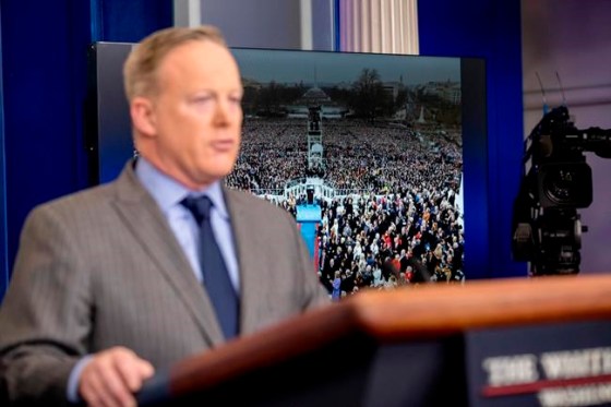 Andrew Harnik / The Associated PressWhite House press secretary Sean Spicer