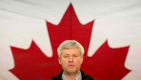 CPConservative Leader Stephen Harper speaks to supporters during a campaign event in Whitehorse, Y.T., on Friday, Sept. 4. (Adrian Wyld / The Canadian Press)