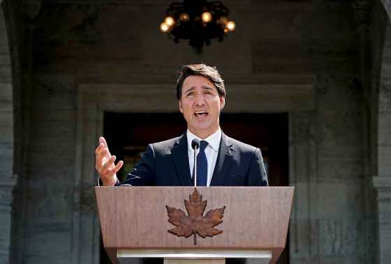 Prime Minister Justin Trudeau after Gov. Gen. Mary Simon agreed to dissolve Parliament. (Sean Kilpatrick / The Canadian Press)