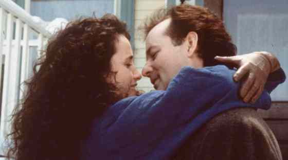 Andie MacDowell and Bill Murray in Groundhog Day.
