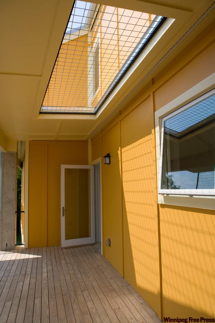 Postmedia
This deck is made from TimberSIL, wood infused with glass -- which makes it non-toxic and non-corrosive, and a great alternative to pressure-treated wood -- and there are no chemicals to leach into the soil and water table.