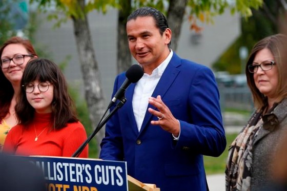 John Woods / THE CANADIAN PRESSManitoba NDP Leader Wab Kinew