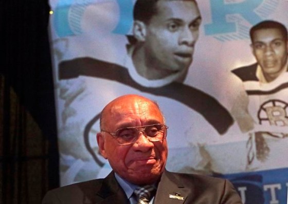 Barry Chin / The Boston GlobeWillie O'Ree