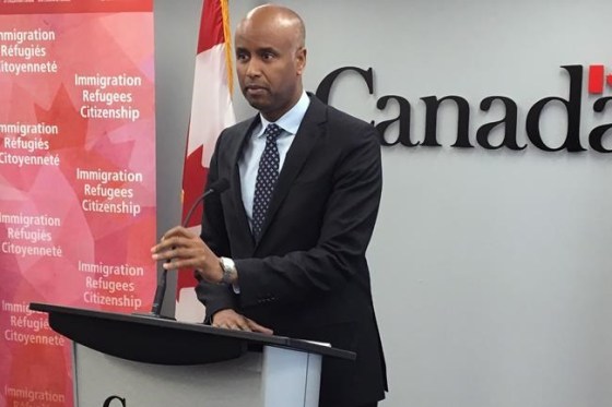 Michael Tutton / THE CANADIAN PRESS filesAhmed Hussen, the federal minister of Immigration, Refugees and Citizenship