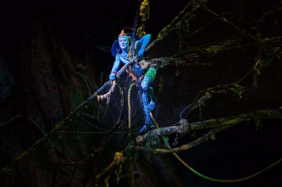 ERRISON LAWRENCE Scene from Toruk, the latest show from Cirque du Soleil.
