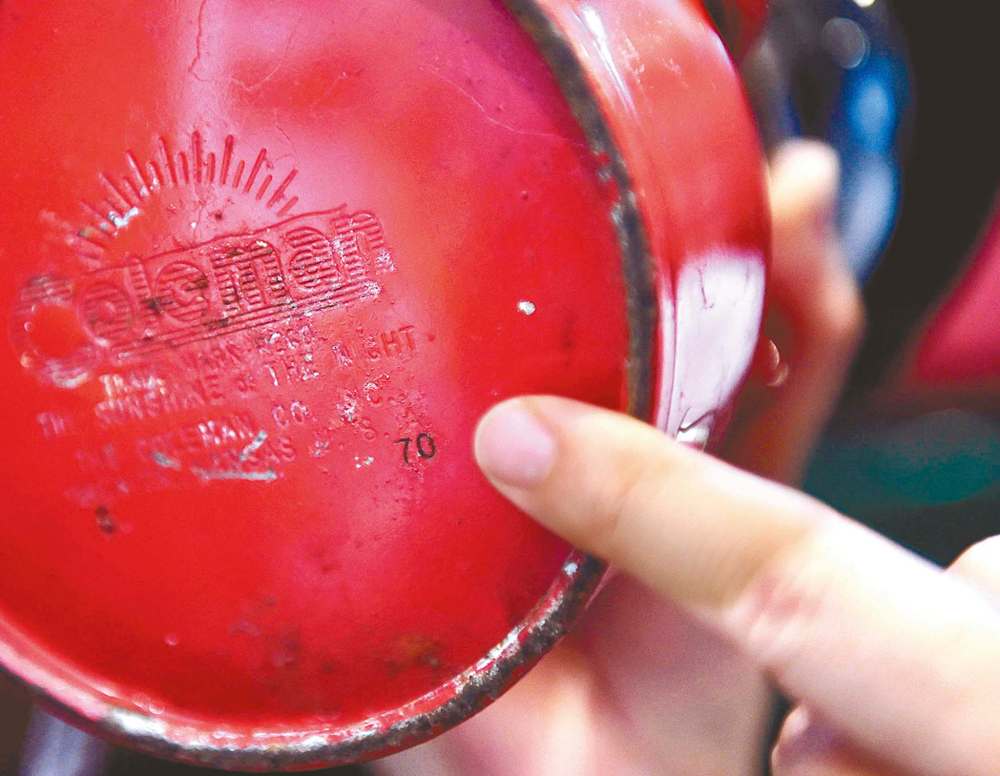 Japan News-Yomiuri
The number inscribed on this lantern means it was manufactured in 1970.