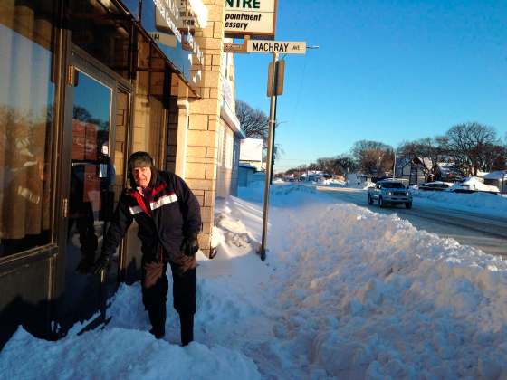ASHLEY PREST / WINNIPEG FREE PRESS'We are an essential service. Dumping snow outside clinics when the hospitals are overburdened with work is non-sensical': Dr. Peter Arnott