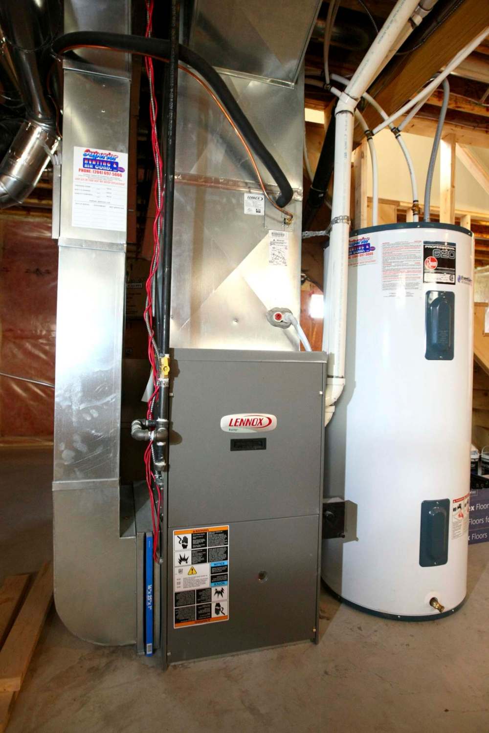 TREVOR HAGAN / WINNIPEG FREE PRESS FILES
Any issues with a high-efficiency furnace and hot water tank should be handled by the professionals.
