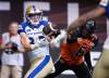 THE CANADIAN PRESS/Darryl Dyck
Winnipeg Blue Bombers’ Dalton Schoen, left, makes a catch for a touchdown against the B.C. Lions in Vancouver on Saturday.