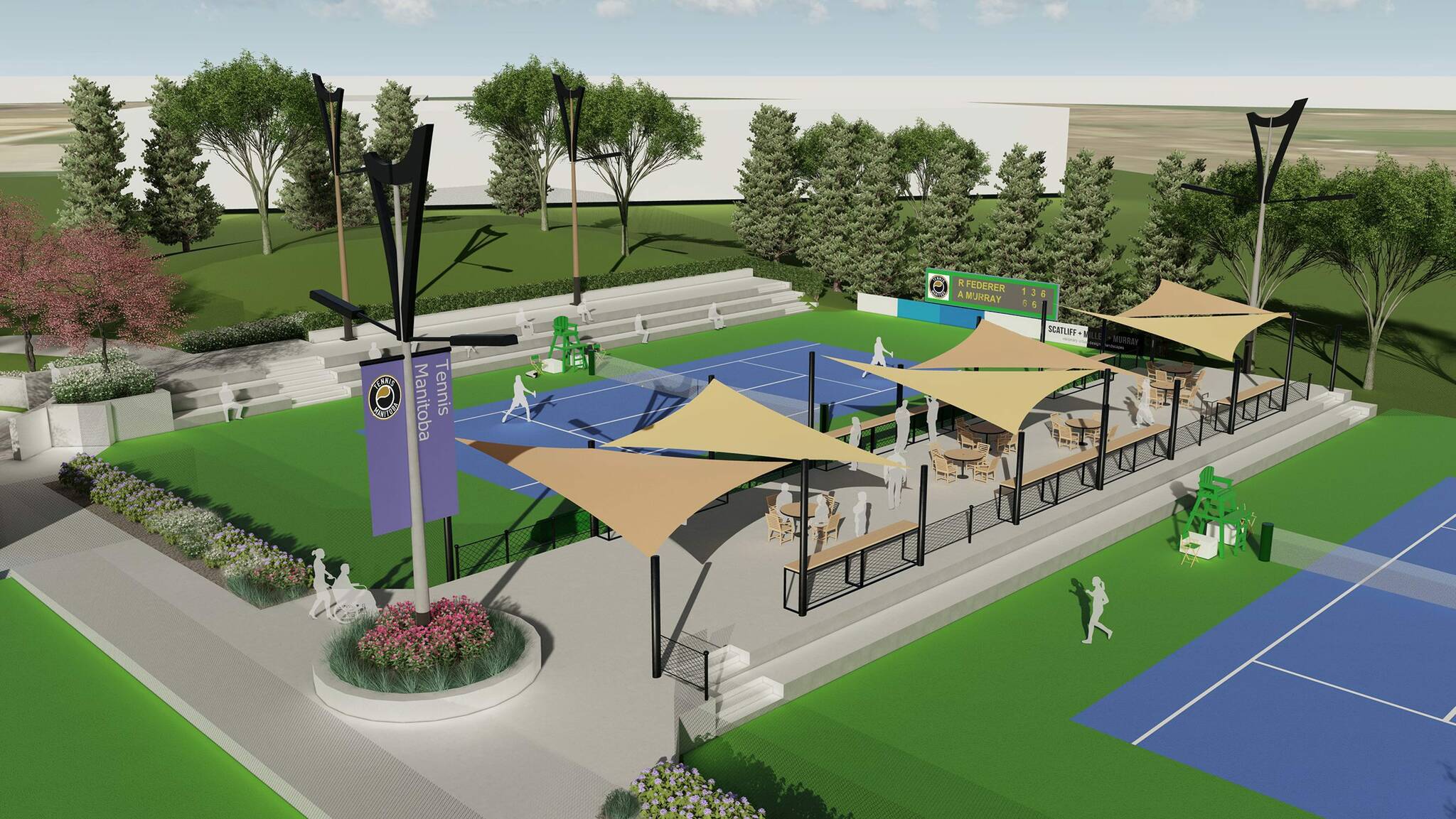 Facetious remark new tennis centre Winnipeg Free Press