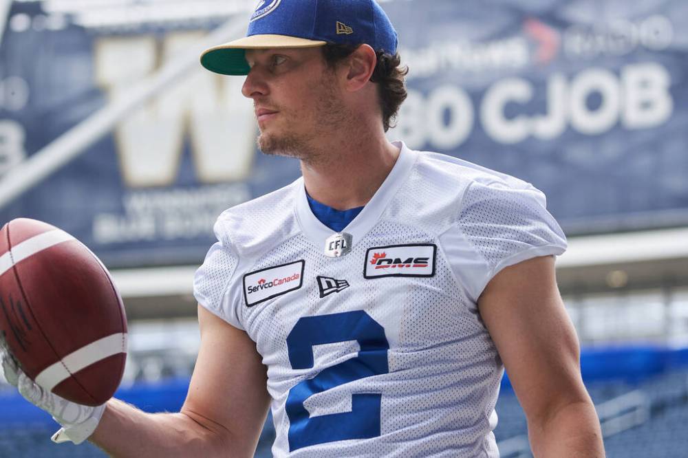 DAVID LIPNOWSKI / WINNIPEG FREE PRESS FILES
“You’re always going to have doubters, people saying you shouldn’t have won this game or shouldn’t have done that,” Winnipeg Blue Bombers wide receiver Greg Ellingson said.