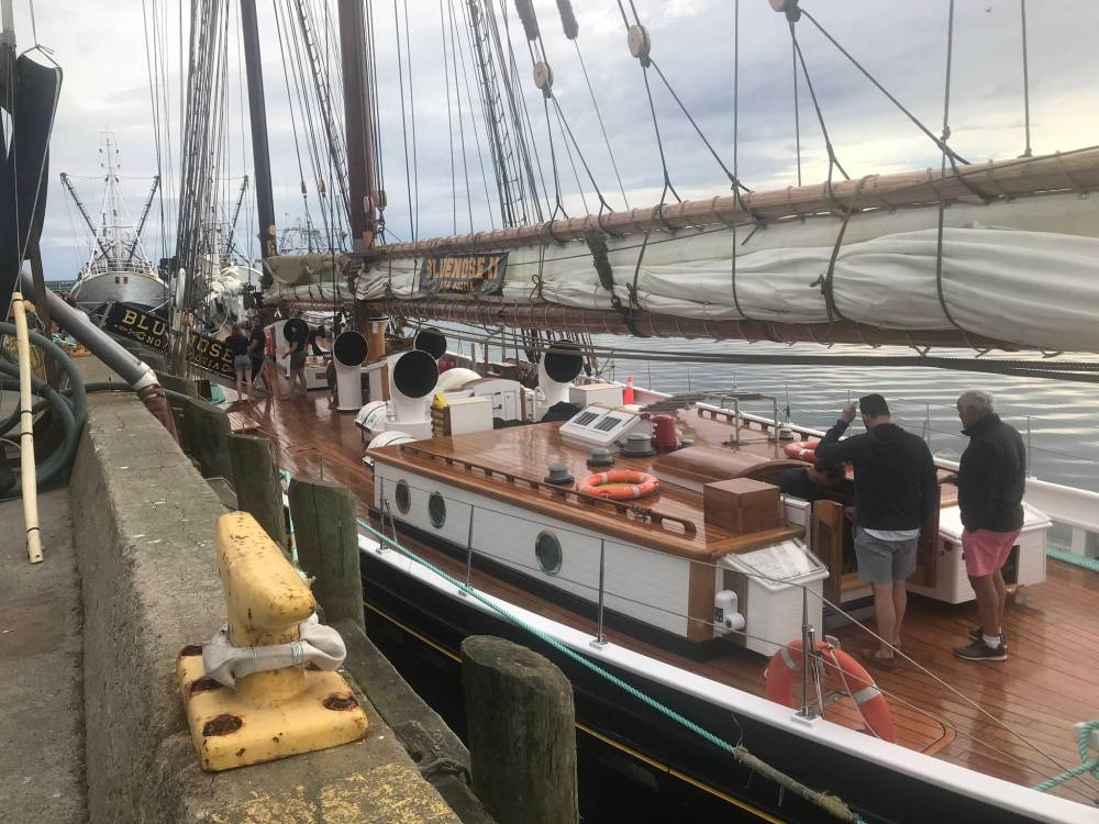 The Bluenose II is a popular destination attraction. (Ron Pradinuk / Winnipeg Free Press)
