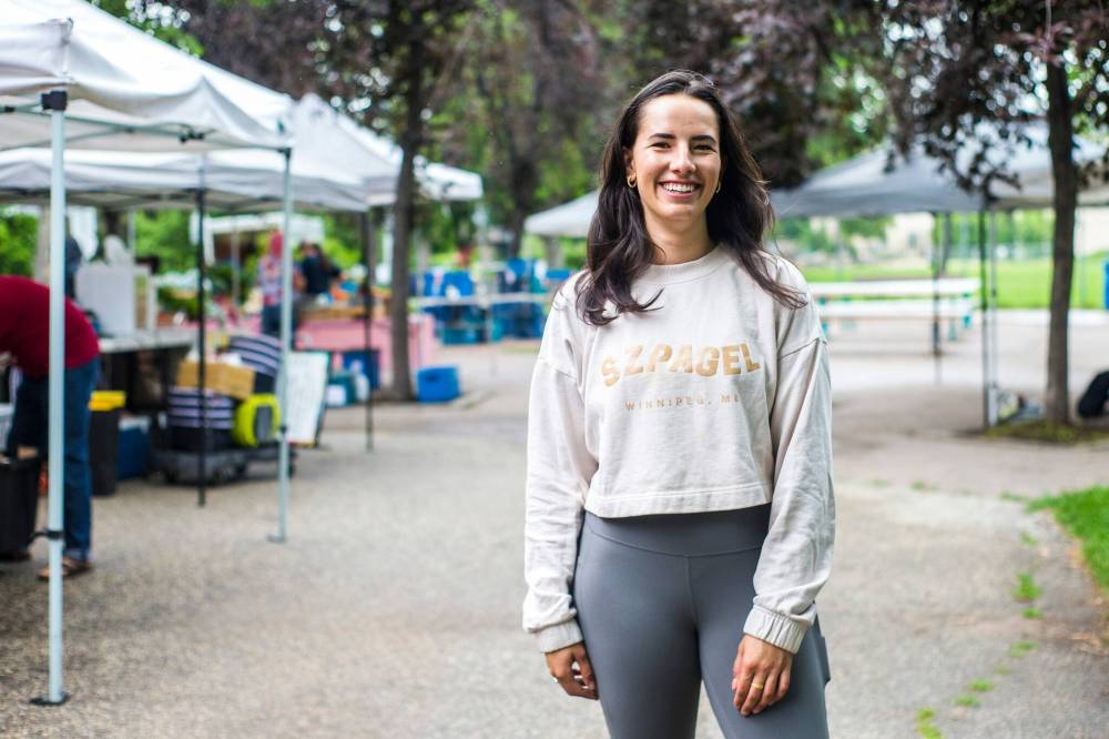 MIKAELA MACKENZIE / WINNIPEG FREE PRESS
Mica Szpigiel was a vendor at the market before accepting the job of co-ordinator.