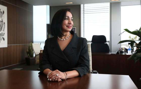 RUTH BONNEVILLE / WINNIPEG FREE PRESSJay Grewal, Manitoba Hydro's first female president and CEO,