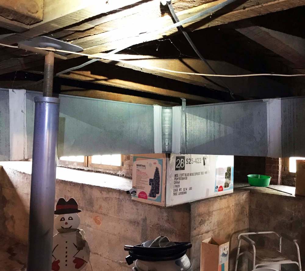 Supplied
You can either paint over asbestos duct tape or cover it with aluminum duct tape.